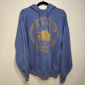 No Limit Forever Hoodie XL Blue Gold Tank Jerzees NuBlend New Orleans Hip Hop